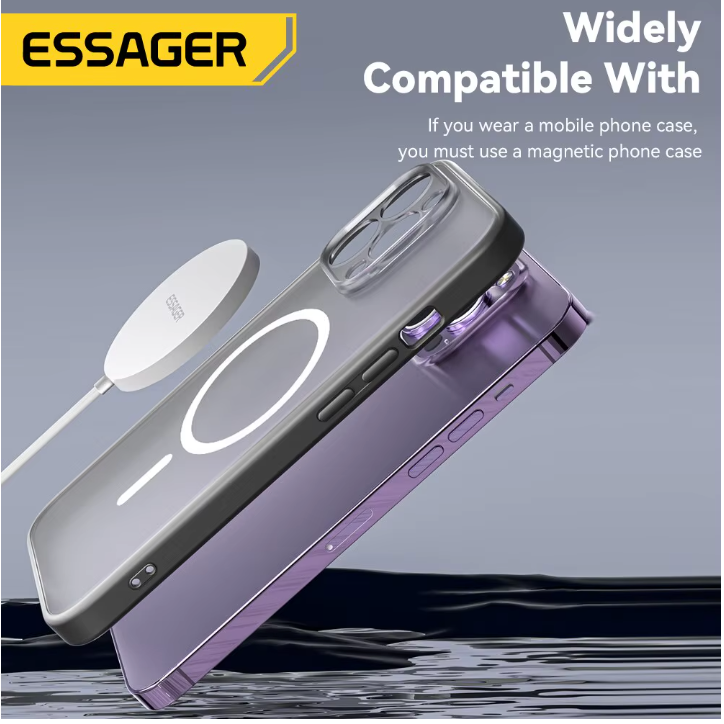 Essager 15W Magnetic Qi Wireless Chargers Fast Charging for iPhone 14 13 12 Pro Max PD Fast Charging For Xiaomi Pad Adapter